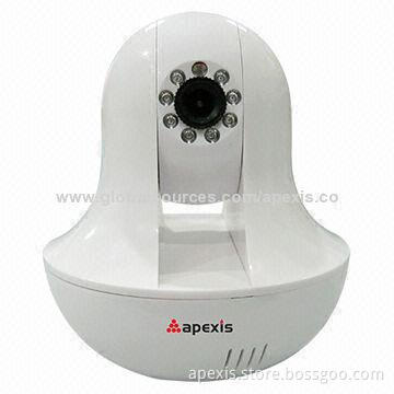 Wireless Smart Home Monitoring Megapixel IP Cameras with UPnP/IR Night Vision, 640 x 368 Pixels